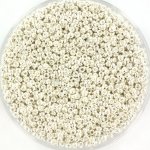 BrightMiyuki 15/0 sterling plated silver