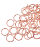 Ringetjes 8x1,2mm ​​​​​​​Rose Goud