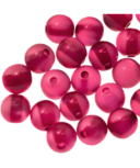 Resin kraal, Bright fuchsia shine, 8mm