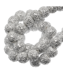 Sparkling beads 4 mm silcer