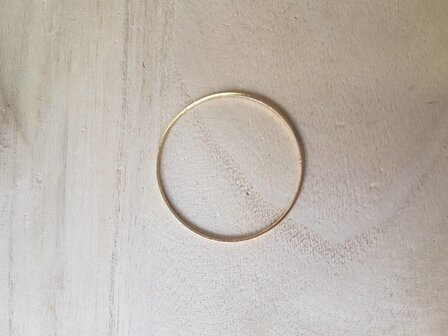 Ronde ring 40x0,7mm goud