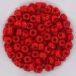 Miyuki Glas rocailles 4mm opaque red