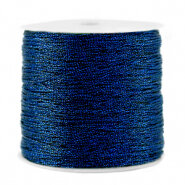 Macramedraad donker blauw 0.5mm
