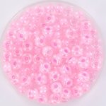 Miyuki Glas rocailles 6/0 Pinklined crystal