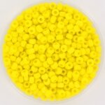 Miyuki rocailles 8/0 Opaque yellow
