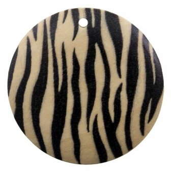 Houten hanger zebra 30mm