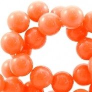 perla bead 10mm coral orange