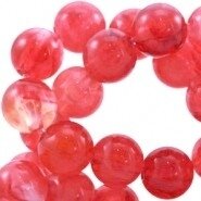 perla bead 8mm rood