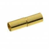 leer slot magneet goud 4mm