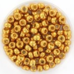 Miyuki Glas rocailles 4mm gold