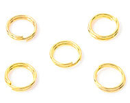 Splitringen 8mm goud