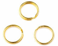 Splitringen 15mm goud