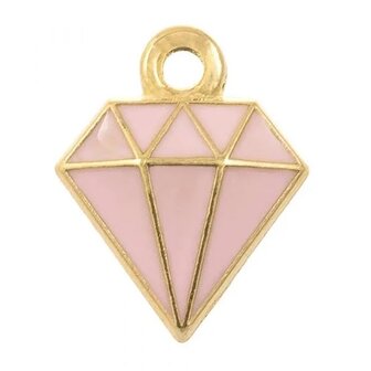 Bedel diamant pink enamel