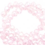 Facetkraal rondel vintage pink 2x3mm