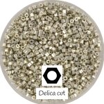 Miyuki Cut Delica 11/0 Galvanized silver