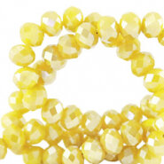 Facetkraal sundance yellow pearlshine 2x3mm