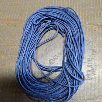 Waxkoord Lavendel blauw 1mm