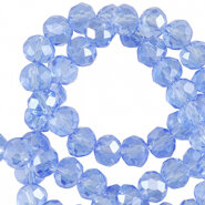 Facetkraal finley blue pearlshine 2x3mm