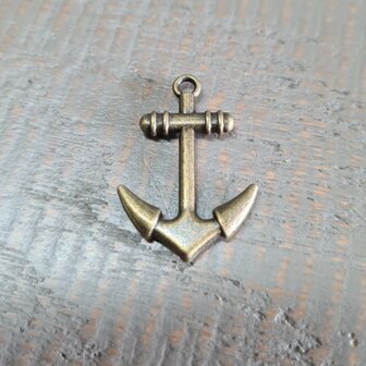 Anker bedel brons 30x20mm