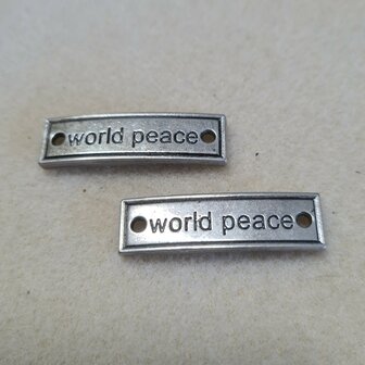 Metalen tussenzetsel SP &#039;worldpeace&#039;
