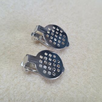 Clip Oorbellen AS 15mm schijf