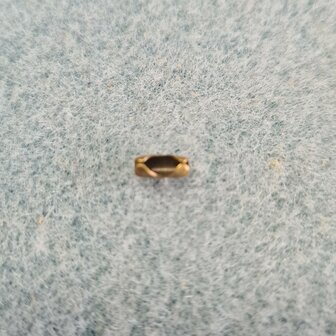 Sluiting voor bolletjes ketting brons 1.5mm