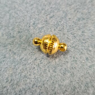 Magnetische sluiting goldplated 8x14mm