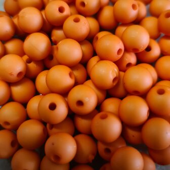 Acryl kraal oranje 8mm