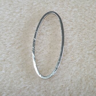 Metalen Ovale gesloten ring AS ​​​​​​​10x25mm