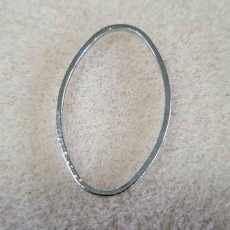 Metalen Ovale gesloten ring AS 16x26mm