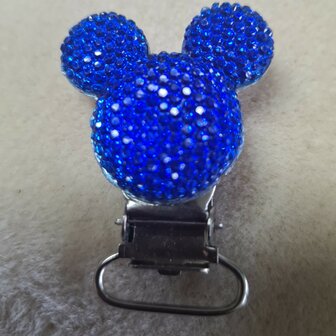 Mickey Mouse speenclip blauw