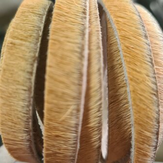 Leervacht beige bruin 8mm