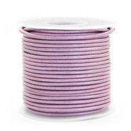 DQ Leer lilac purple metallic 1mm
