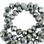 Facetkraal ​​​​​​​silver pearlshine coating 2x3mm