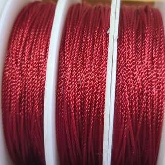 Synthetisch draad 9 draads donkerrood