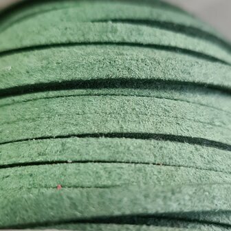 Suede koord 3mm groen