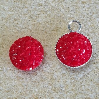 Kunststof Strass inlegsteentje 10mm