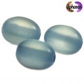 Spheres Kralen 9 x 8mm soft blue