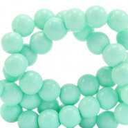 Glaskraal opaque mint turquoise 6mm