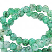 Glaskraal gem&ecirc;leerd green ash 6mm