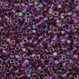 miyuki-delica raspberry lined