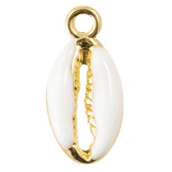 Bedel enamel kauri schelp white