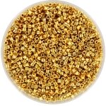 Delica 11/0 24kt gold light plated