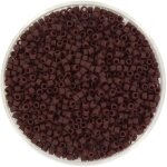 Delica 11/0 Opaque matte currant