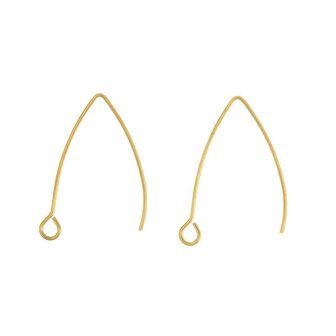 RVS Oorhaken goud
