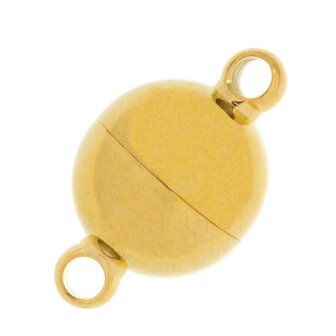 RVS Magnetische sluiting gold 19x12mm