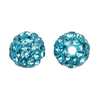 Shamballa kralen Aquamarine