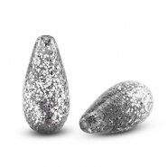 Polaris element druppel vorm shiny silver