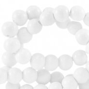 Glaskraal opaque bright white 8mm