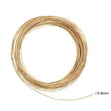 Aluminium draad 0.8mm&nbsp; Goud